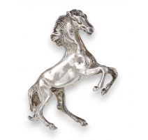 Cheval cabré en argent par Silvant & Jones