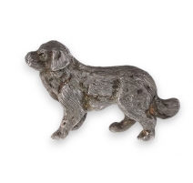 Chien en argent par S.M.D. Castings