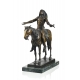 Bronze polychrome "Appeal to the Great Spirit"