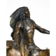 Bronze polychrome "Appeal to the Great Spirit"