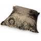 Coussin en velours gris