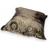 Coussin en velours gris