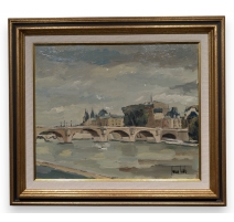 Tableau "Paris" signé Francis LODS