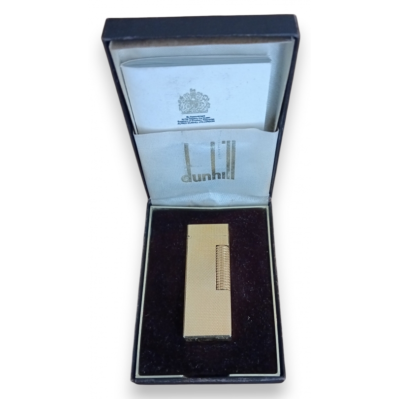 Briquet Dunhill plaqué or