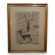 Lithographie "Cerf et biche" signé HAINARD