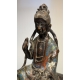 Bronze cloisonné Kannon sur un éléphant