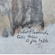 Gravure "Chamois" signé Robert HAINARD