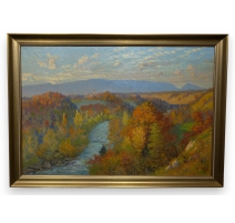 Tableau "L'Aubonne" signé V. GILLIAND 1922