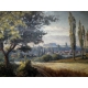 Tableau "Campagne" signé G.W. DROZ