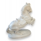 Cheval en porcelaine blanche de Vienne