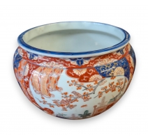 Cache-pot en porcelaine Imari