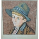 Paire de pastels "Portraits Valaisans"