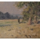 Tableau "Paysage animé" signé M. MOISSET