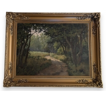 Tableau "Chemin de fôret" signé A. TARKHOV