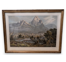 Reproduction d'une Gravure "Schwyz" par G. LORY