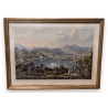 Reproduction d'une Gravure "Lugano" par G. LORY