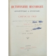 Dictionnaire historique de canton de Vaud