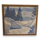 Tableau "Neige sur le Jura" signé Maurice MATHEY