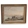 Gravure "Vue de Lucerne" par DE BEAUMONT