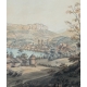 Gravure "Vue de Lucerne" par DE BEAUMONT