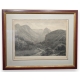 Gravure "Le Creux du Vent" par CALAME