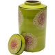 Boite ronde Bloom en porcelaine verte