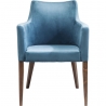 Fauteuil Mode en simili-cuir bleu