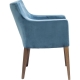 Fauteuil Mode en simili-cuir bleu