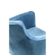 Fauteuil Mode en simili-cuir bleu