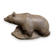 Bronze "Ours en quête" signé R. HAINARD