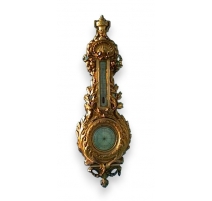 Louis XVI style barometer carv