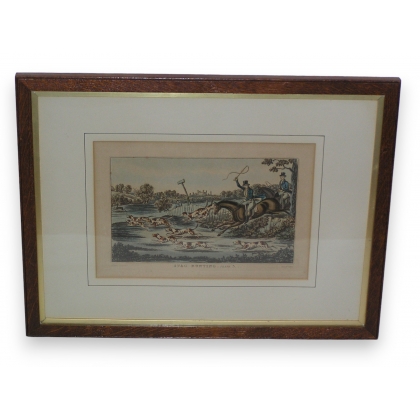 Gravure "Chevaux"