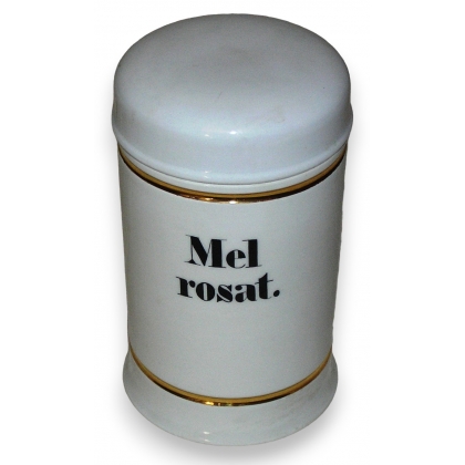 Pot de pharmacie "Mel rosat."