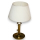 Lampe bougeoir laiton avec abat-jour