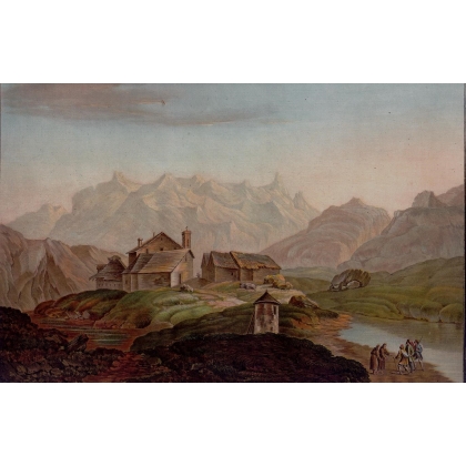 Print "View of the Hospice of