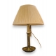 Lampe-bougeoir laiton avec abat-jour