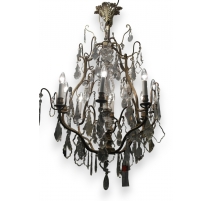 Lustre Style Louis XV en Bronze