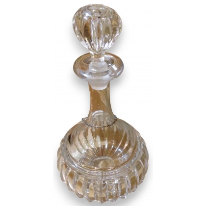 Carafe en cristal ronde