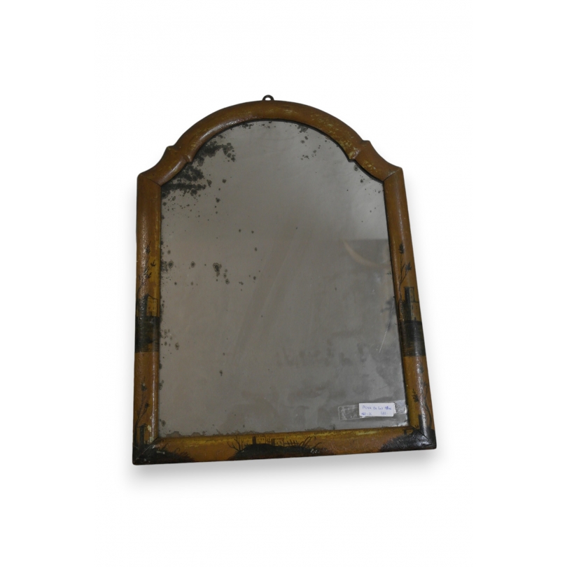 Miroir en bois peint