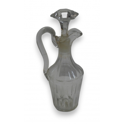 Carafe en cristal (bouchon ébréché)