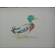 Dessin "Canard colvert" signé Jo