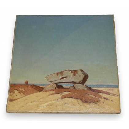 Huile sur toile "Dolmen" de Hermann