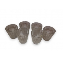 Lot de 6 verres gravés chasse