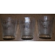 Lot de 6 verres gravés chasse