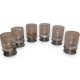 Lot de 6 verres sur pied en plomb