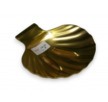 Savonnière "Coquille" en bronze doré