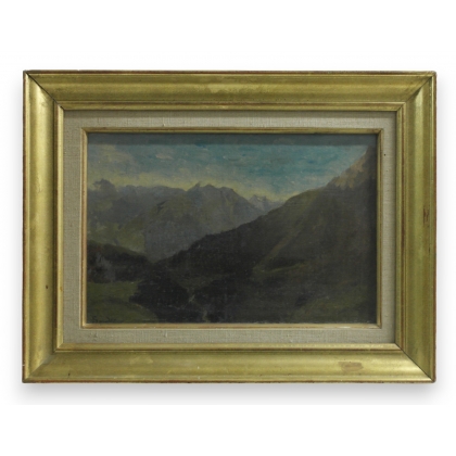 Huile sur toile "paysage" signée Sordet