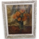 Huile sur toile "bouquet de fleurs",