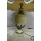 Lampe beige et bleu