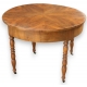 Table demi lune Louis-Philippe en noyer